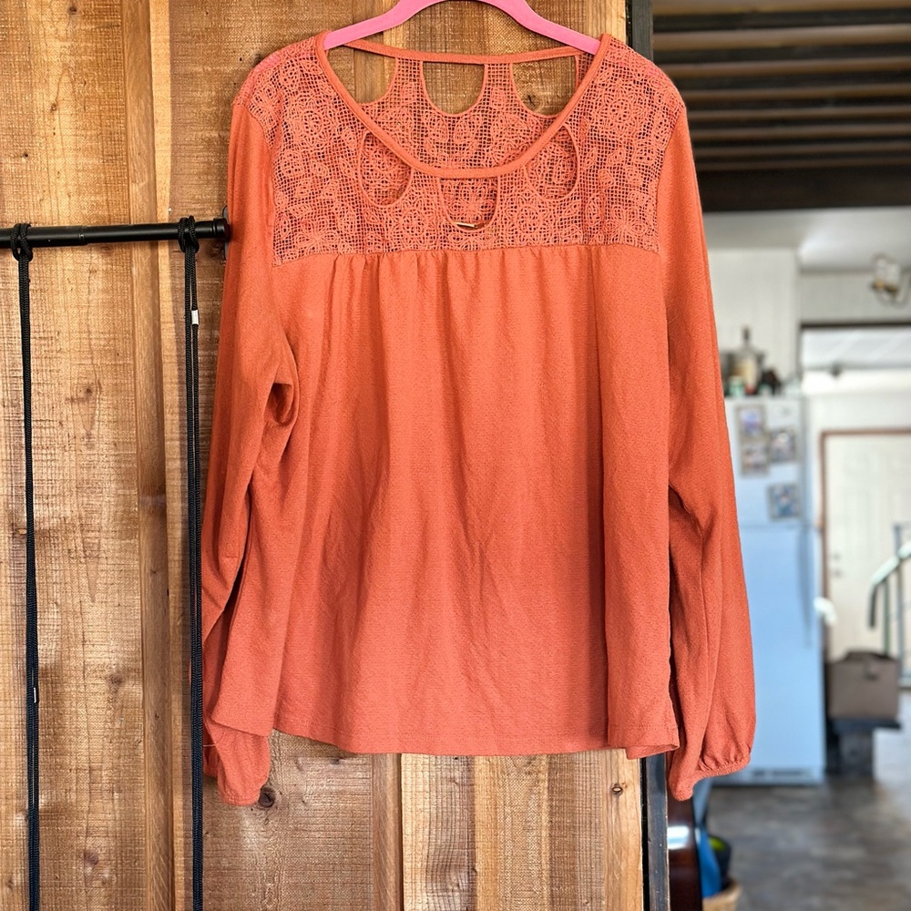 Wrangler Women's Orange Blouse